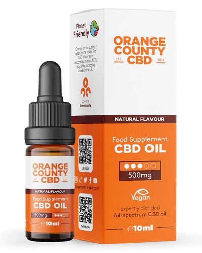 Orange County 500mg Full Spectrum CBD Oil 10ml