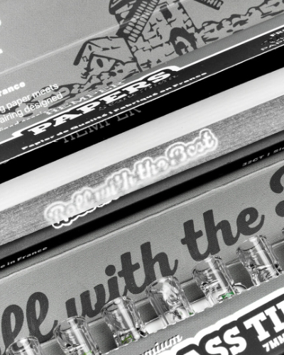 Hemper King Size Papers + Glass Tips 7mm | White Rolling Papers image 4