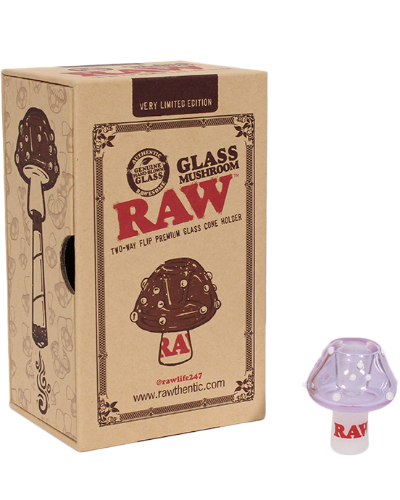 RAW Glass Mushroom Cone Holder image 1