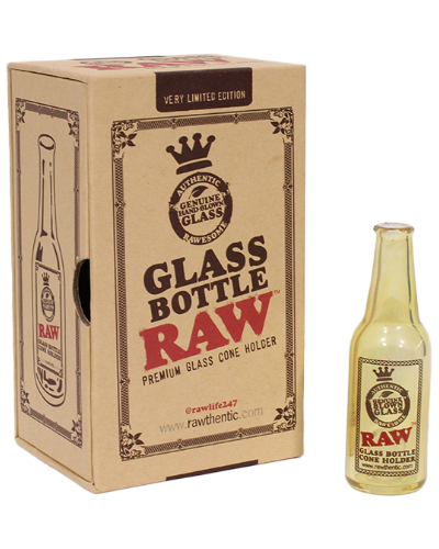 RAW Glass Bottle Cone Holder image 1