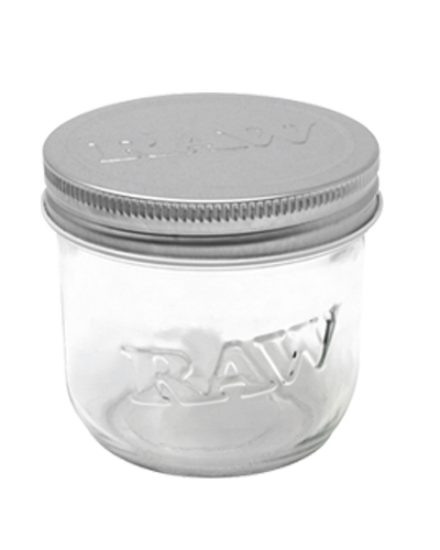RAW Glass Mason Jar 10oz image 2