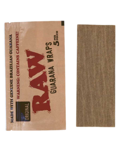 RAW GUARANA WRAPS - 5 PACK