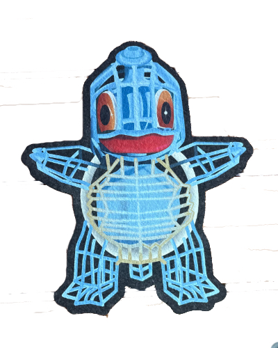 Kid Glass Squirtle Mood Mat