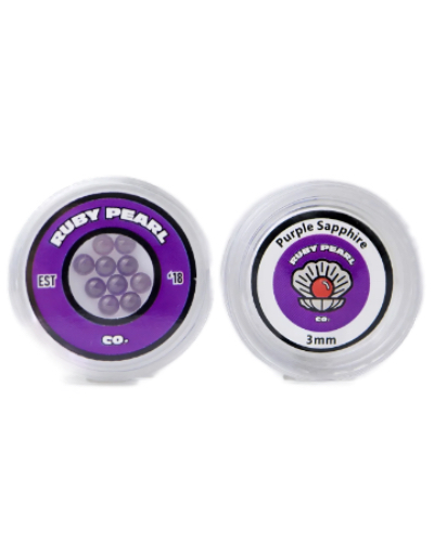 3mm Purple Sapphire Terp Pearls 10 Pack