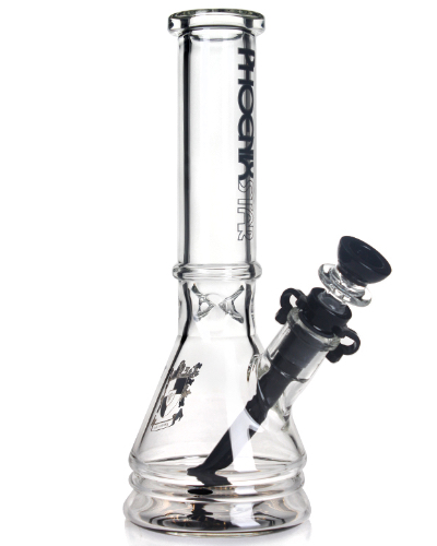 Phoenix Glass Beaker Bong With Keck Clip image 5