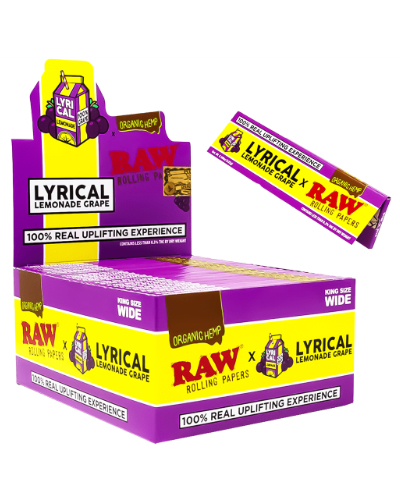 RAW Lyrical Lemonade Grape KS Wide Papers