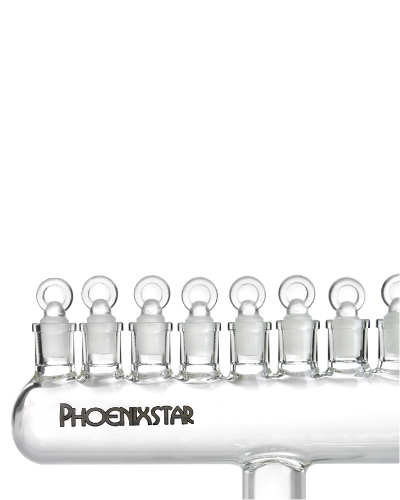 Phoenix Star Menorah Glass Bong 9 Holes image 3